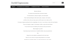 Desktop Screenshot of joyfulexpressions.com